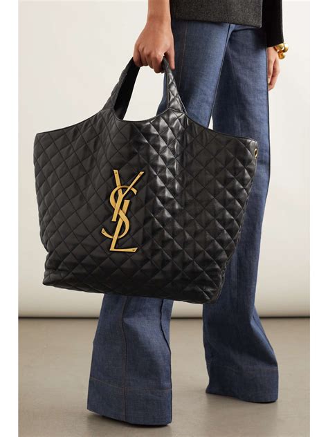 leather ribbon neck ysl|Y TOTE IN LEATHER .